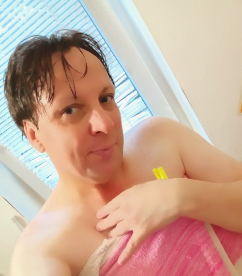 Teď jsem vylezla ze sprchy